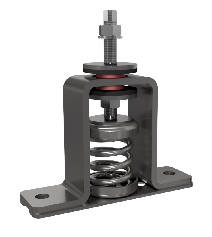 Пружинная виброопора CS с ограничителем